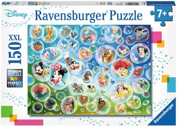 Puzzle Bańki Mydlane Z Postaciami Disneya 150 elementów