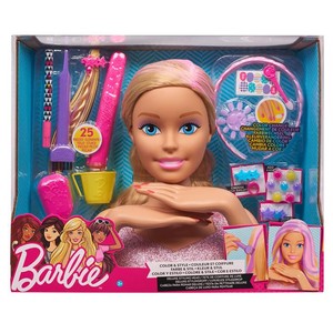 Barbie Color & Style Deluxe głowa do stylizacji blond