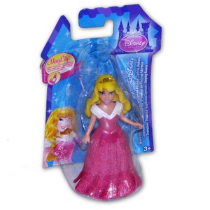 Barbie Disney Lalka mini księżniczki magiclip Aurora