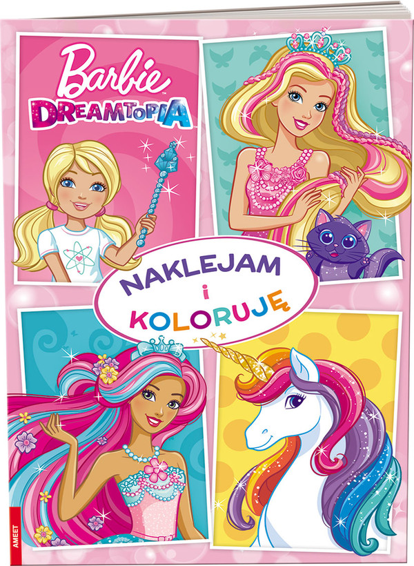 Barbie Dreamtopia Naklejam i koloruję