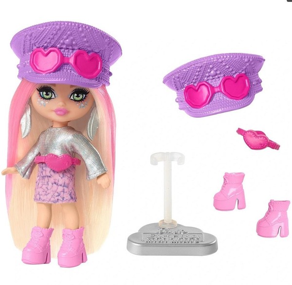 Lalka Barbie Hippie Extra Fly Mini Minis