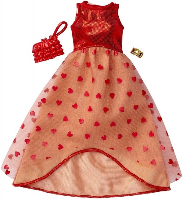 Barbie Modne Kreacje Sukienka Różowa FCT37
