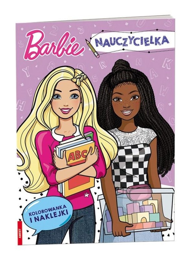 Barbie nauczycielka Kolorowanka z naklejkami