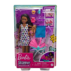 Lalka Barbie Skipper Klub Opiekunek Spacerówka