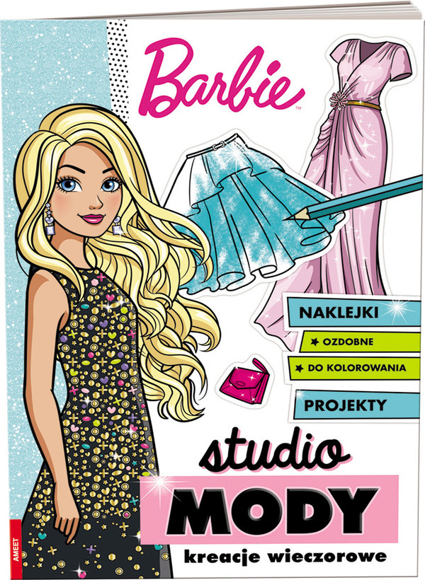 Barbie studio mody kreacje wieczorowe mod-1101