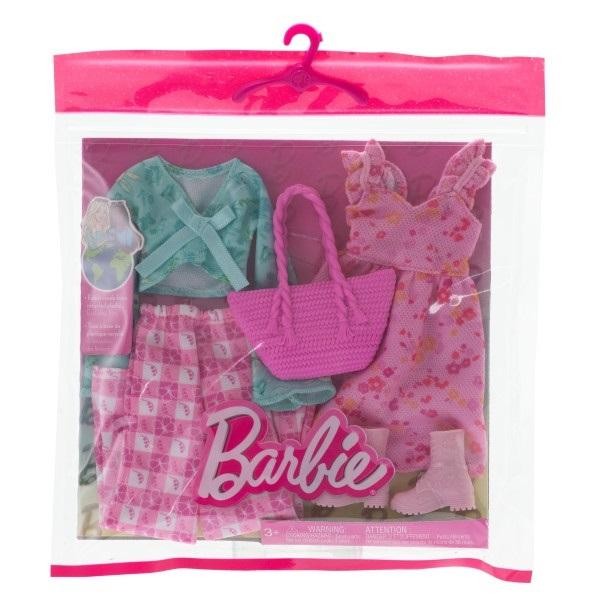 Zestaw Barbie ubranka + akcesoria HRH43