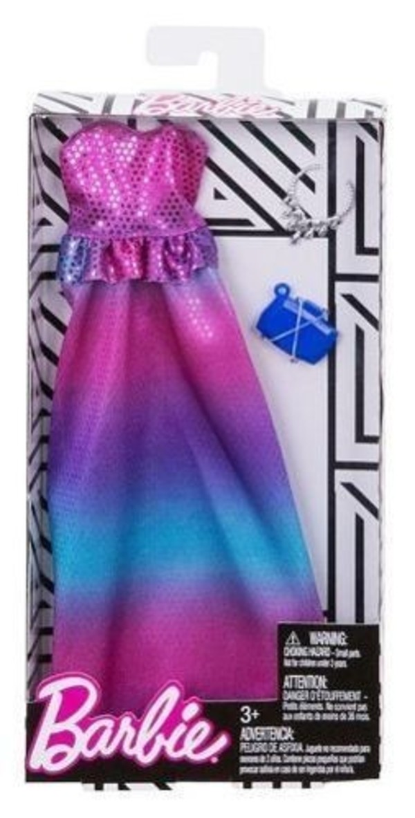 Barbie Zestaw sukienka FKT06