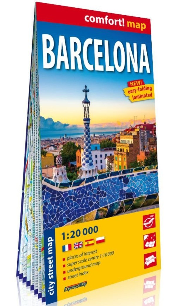Barcelona Plan miasta Skala: 1:20 000