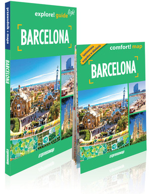Barcelona 2w1 Przewodnik+mapa explore! guide light