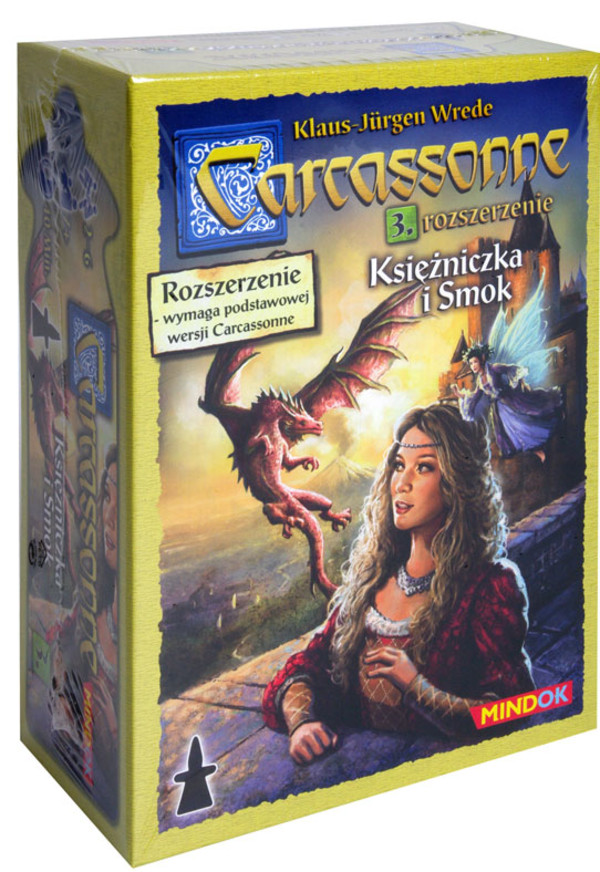 Gra Carcassonne - Księżniczka i smok (druga edycja polska) Rozszerzenie trzecie