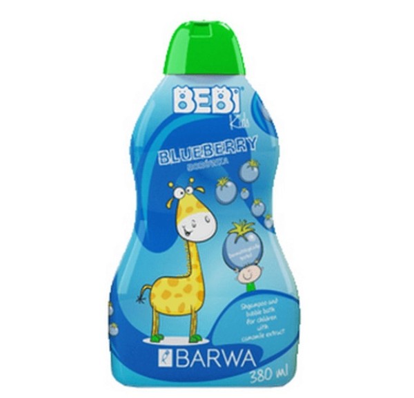 Bebi Kids Szampon i płyn do kąpieli 2w1 dla dzieci Blueberry