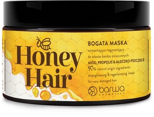 Honey Hair Bogata Maska Wzmacniająco-regenerująca do włosów bardzo zniszczonych