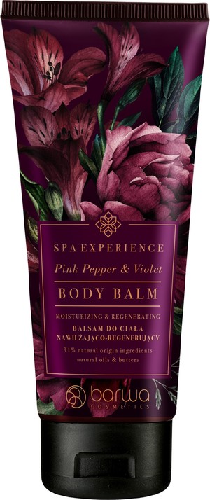 Pink Pepper&Violet Experience Balsam do ciała nawilżająco-regenerujący
