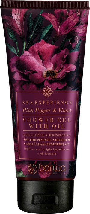 Pink Pepper&Violet Żel pod prysznic z olejkiem nawilżająco-regenerujący