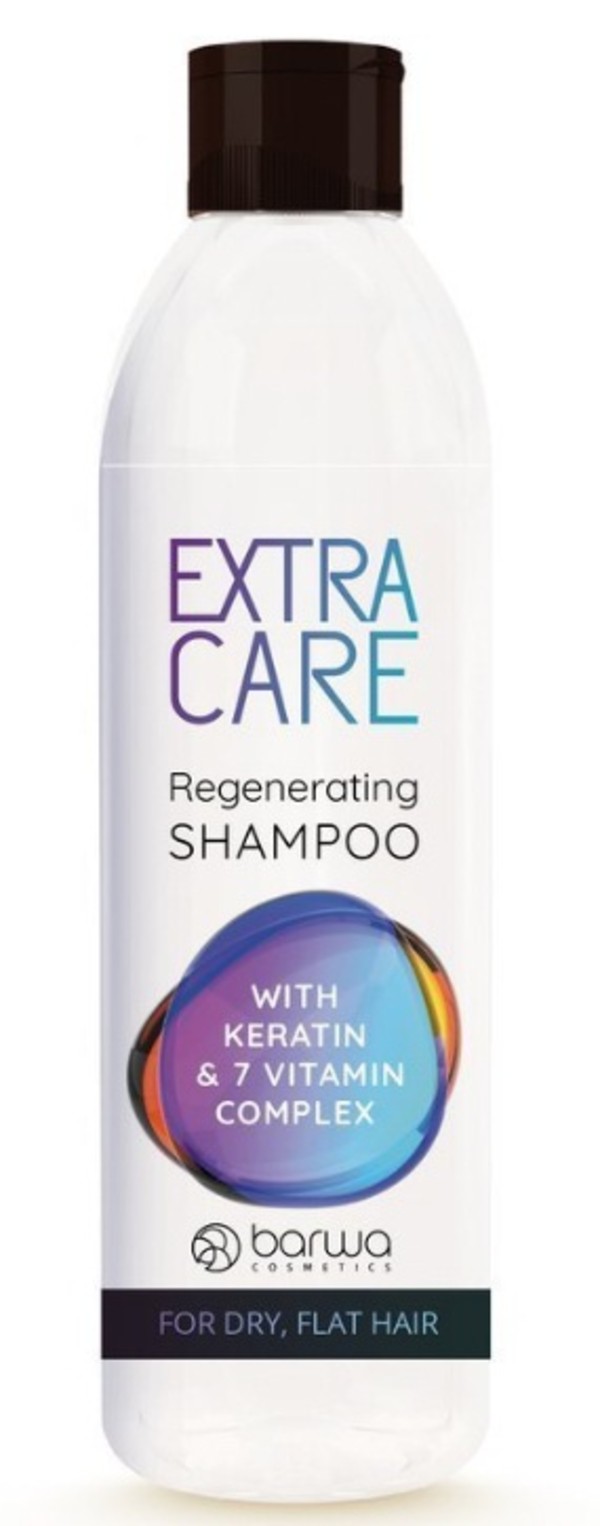 Extra Care Szampon do włosów regenerujący - z keratyną i kompleksem 7 witamin