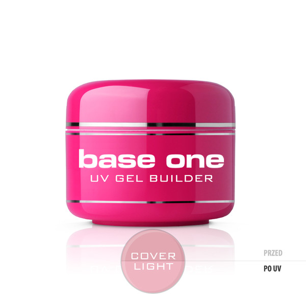 Base One Cover Light Maskujacy żel UV do paznokci