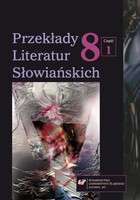 Przekłady Literatur Słowiańskich 2017. T. 8. Cz. 1: Parateksty w odbiorze przekładu - pdf