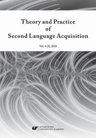 Theory and Practice of Second Language Acquisition 2018. Vol. 4 (2) - pdf