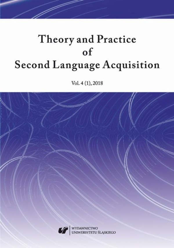 „Theory and Practice of Second Language Acquisition” 2018. Vol. 4 (1) - pdf
