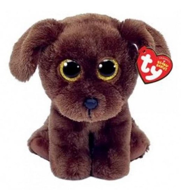 Beanie Babies Nuzzle - brązowy pies 15 cm