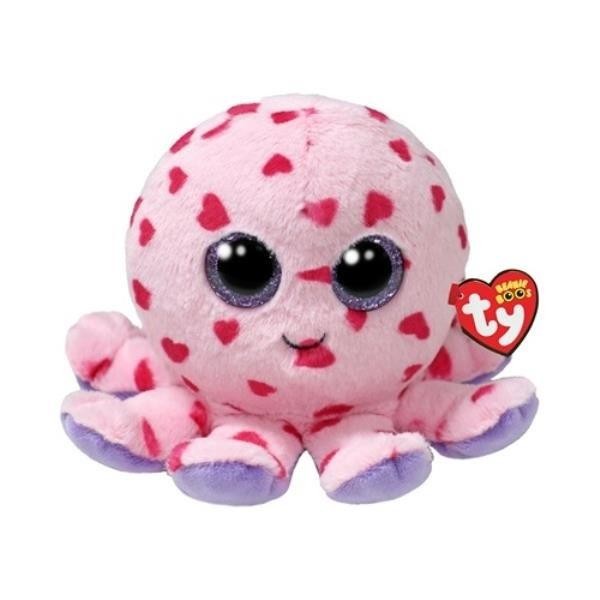 Beanie Boos Bubbles - Różowa ośmiornica 15 cm