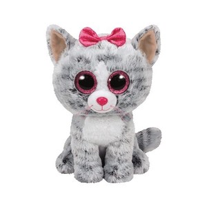 Beanie Boos Kiki szary kotek 15 cm