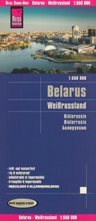 Belarus road map / Białoruś mapa samochodowa Skala 1:550 000
