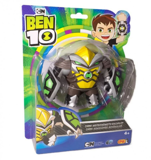 Ben 10 figurka podstawowa z akcesoriami 13 cm OMNI Wstrząśnięty Kulopłot