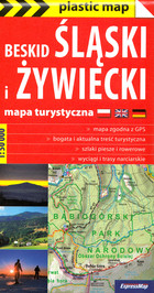 Beskid Śląski i Żywiecki mapa turystyczna Skala: 1:50 000 plastic map