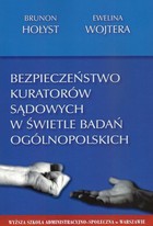 Okładka:Bezpieczeństwo kuratorów sądowych w świetle badań ogólnopolskich 
