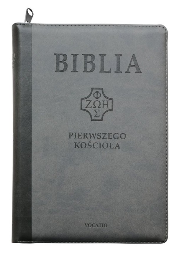 Biblia pierwszego Kościoła z paginatorami (szara)
