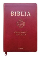Biblia pierwszego Kościoła z paginatorami (karmazynowa)