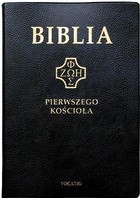 Biblia pierwszego Kościoła złocona czarna