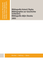 Bibliografia historii Śląska 2003