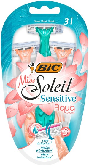 Miss Soleil 3 Sensitive Aqua Colours Maszynka do golenia