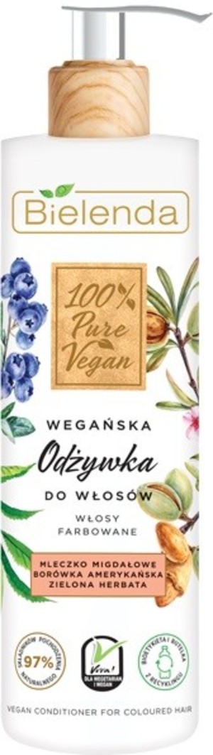 100% Pure Vegan Wegańska odżywka do włosów farbowanych