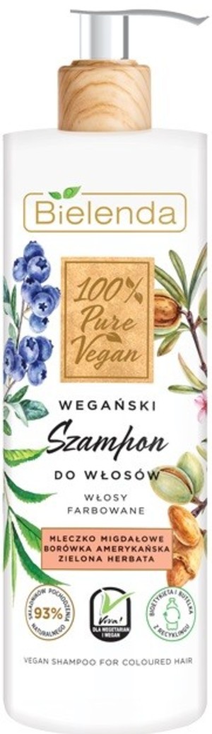 100% Pure Vegan Wegański szampon do włosów farbowanych
