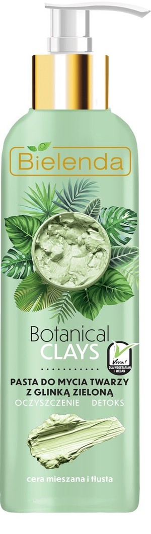 Botanical Clays Zielona Glinka Pasta do mycia twarzy