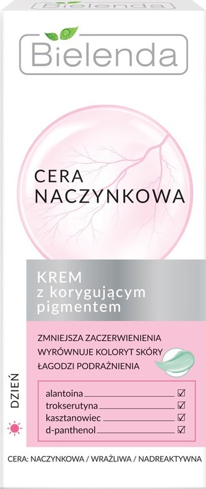 Cera Naczynkowa Krem z korygującym pigmentem na dzień