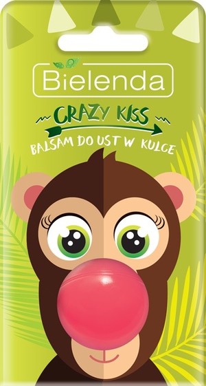 Crazy Kiss Małpka Balsam do ust w kulce