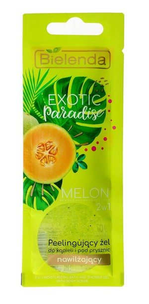 Exotic Paradise Żel peelingujący do ciała nawilżający 2w1 Melon