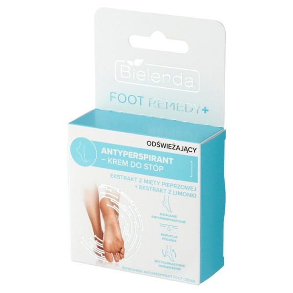 Foot Remedy + Antyperspirant-krem do stóp odświeżający