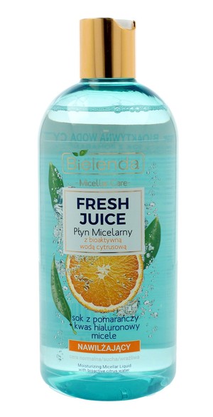 Fresh Juice Płyn micelarny nawilżający z wodą cytrusową Pomarańcza
