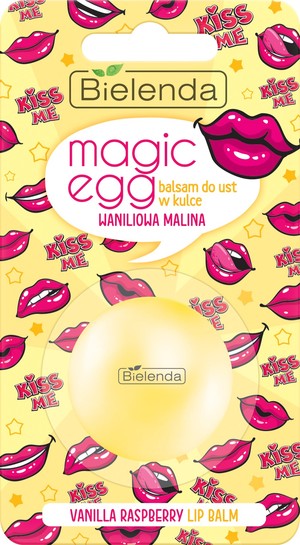 Magic Egg Balsam do ust w kulce Waniliowa Malina