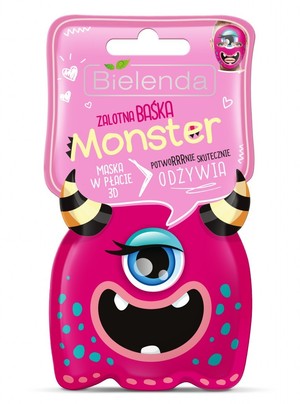Monster Maska w płacie 3D odżywcza Zalotna Baśka