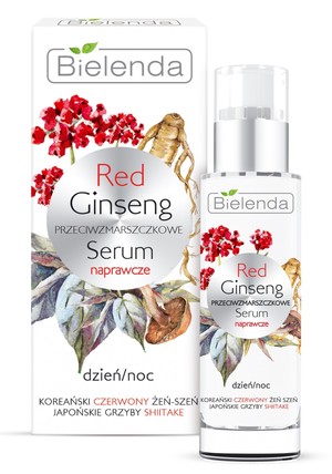 Red Ginseng Przeciwzmarszczkowe serum naprawcze na dzień i noc