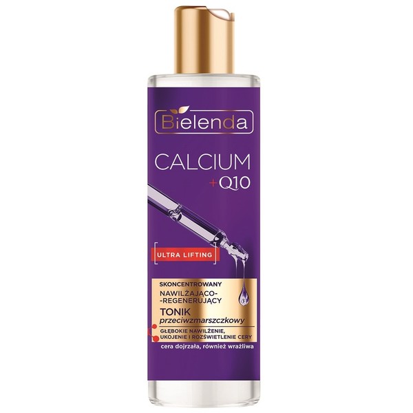 Calcium Q10 Skoncentrowany Oczyszczająco-nawilżający tonik przeciwzmarszczkowy