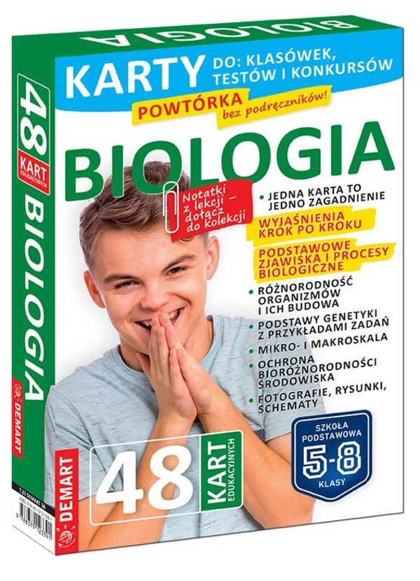 Biologia. Karty edukacyjne