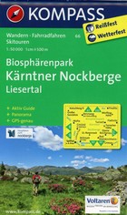 Biospharenpark Karntner Nockberge / Rezerwat Biosfery Nockberge Mapa turystyczna Skala: 1:50 000