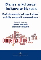 Okładka:Biznes w kulturze - kultura w biznesie 